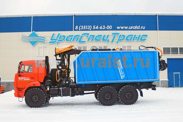 Автомобиль самосвал с КМУ VM10L74М (ломовоз)