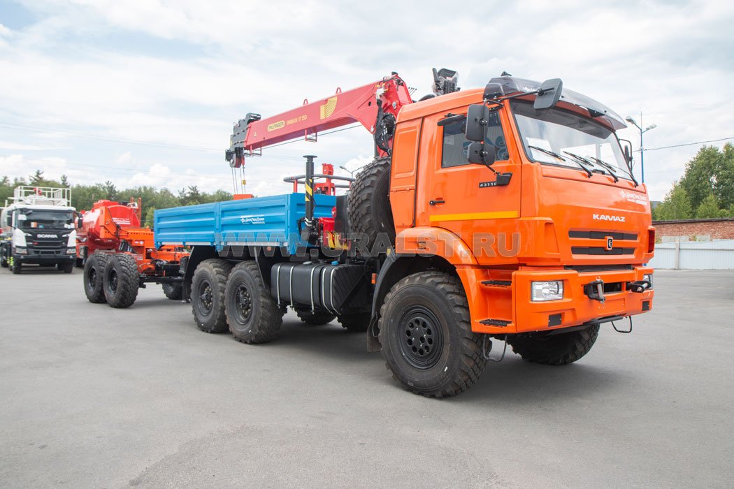 Автомобиль бортовой Камаз 43118-50 с КМУ ИТ-150