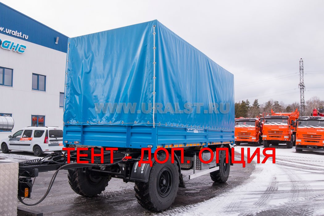 Прицеп бортовой ПБ 10-21-6 + ТЕНТ