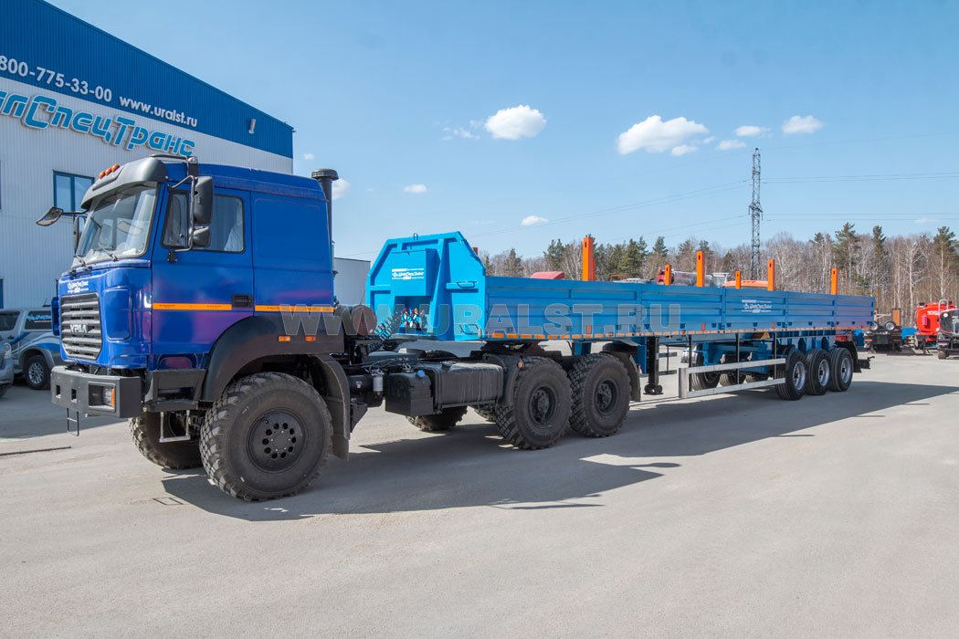 Полуприцеп бортовой ППБ 30Б-32-14К УСТ 9465 ССУ 1530