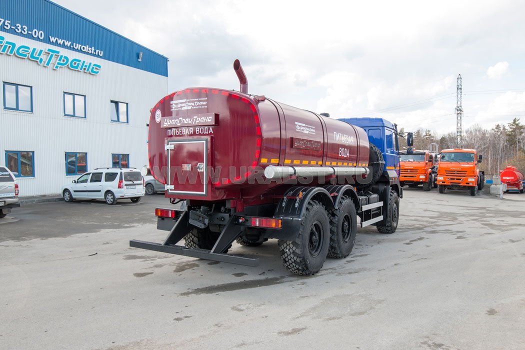 Автоцистерна АЦПТ-10НО УСТ 5453 Урал 5557-4551-82 насос, обогрев, сп. м.