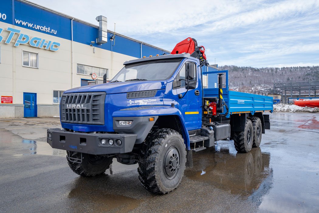 Бортовой автомобиль с КМУ ИМ-150N УСТ 5453 Урал NEXT 4320-6952-72Е5И06М33