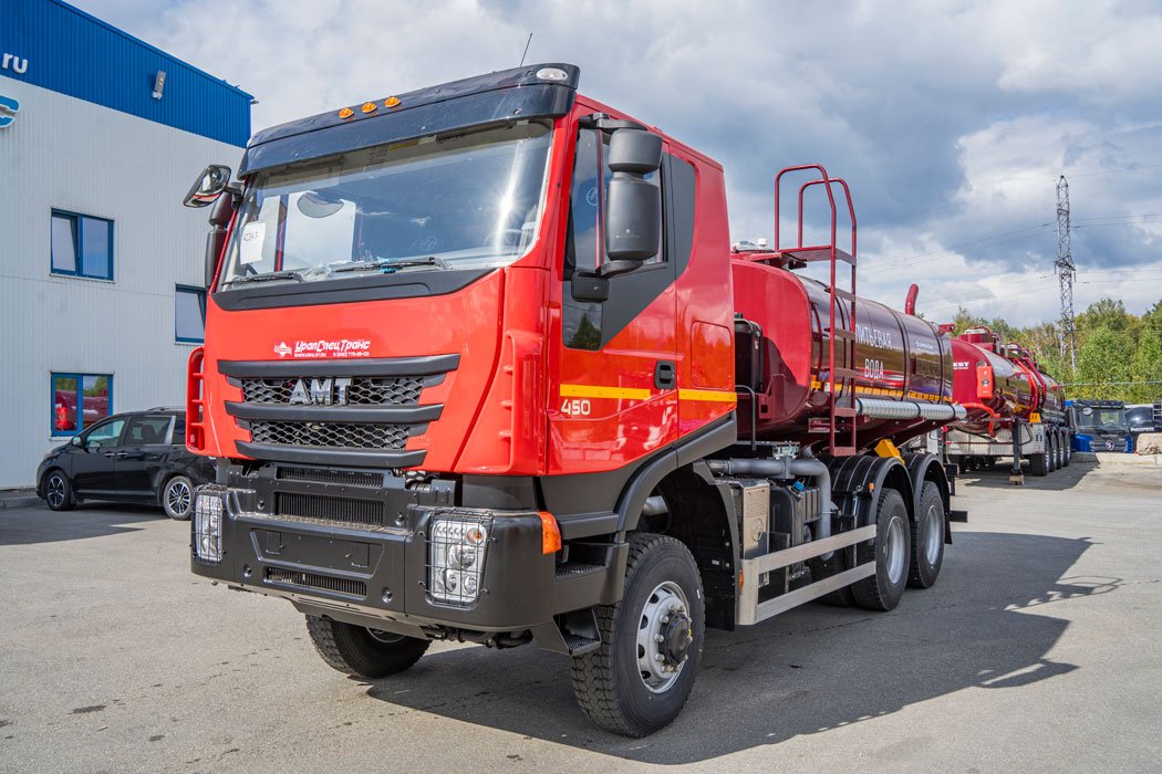 Автоцистерна для питьевой воды АЦПТ-10НО УСТ 5453 АМТ N.V. 632910 (6х6)