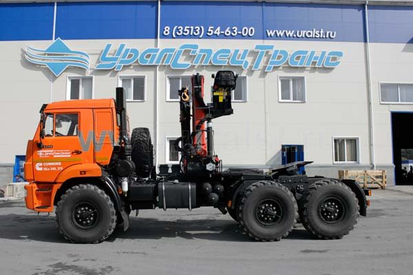 Тягач Камаз с КМУ Palfinger РK-15500А