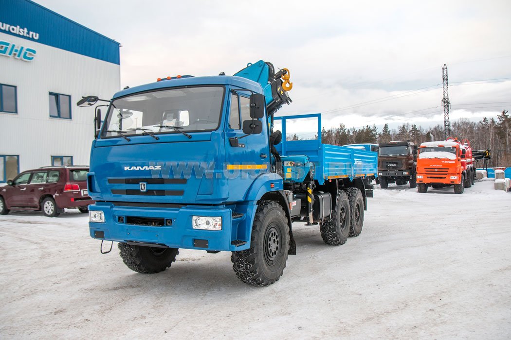 Бортовой автомобиль с КМУ ИМ-150 УСТ 5453 Камаз 43118