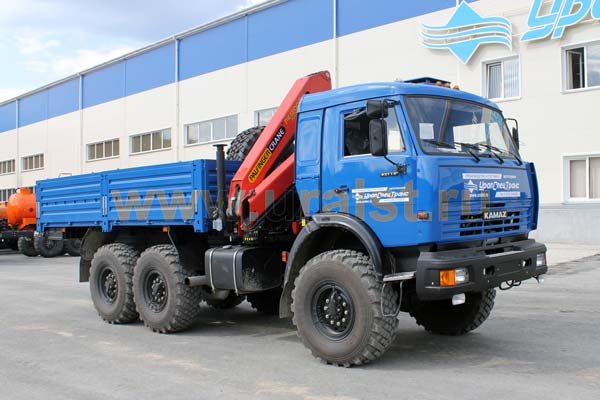 Бортовой автомобиль Камаз 5350 с КМУ Palfinger