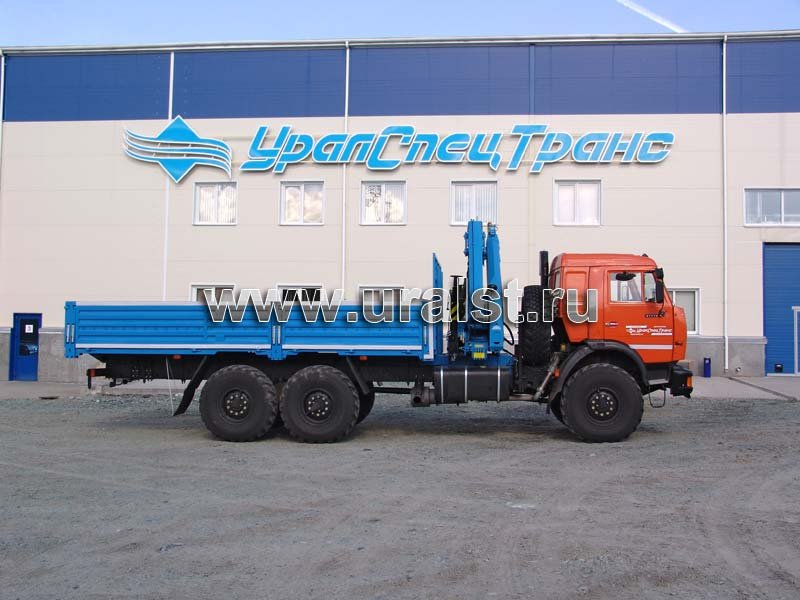 Бортовой Камаз с КМУ ИМ-180