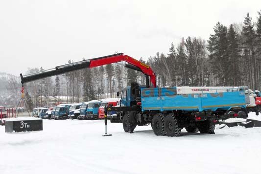 Бортовой автомобиль с КМУ Palfinger PK-23500А