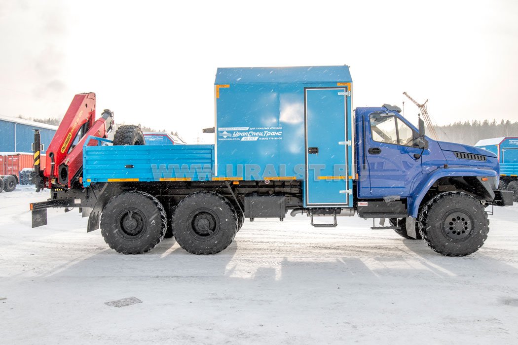 Автофургон АРОК с КМУ ИМ-150N УСТ 5453 Урал 4320-74Е5Г38 NEXT
