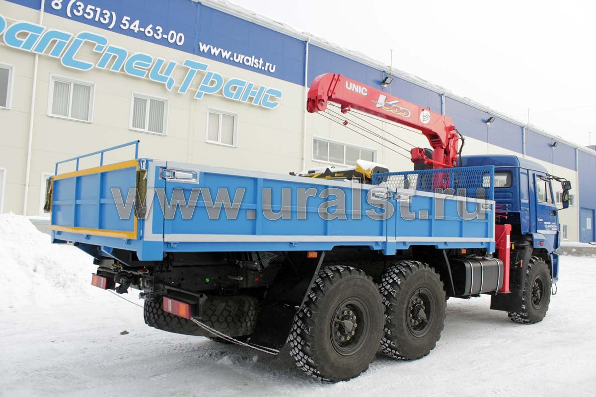 Бортовой Камаз с КМУ UNIC-503