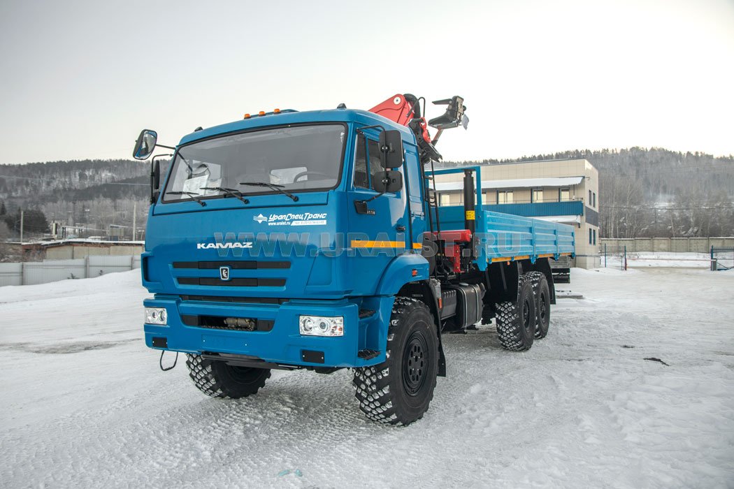Бортовой автомобиль с КМУ Palfinger PK-23500А