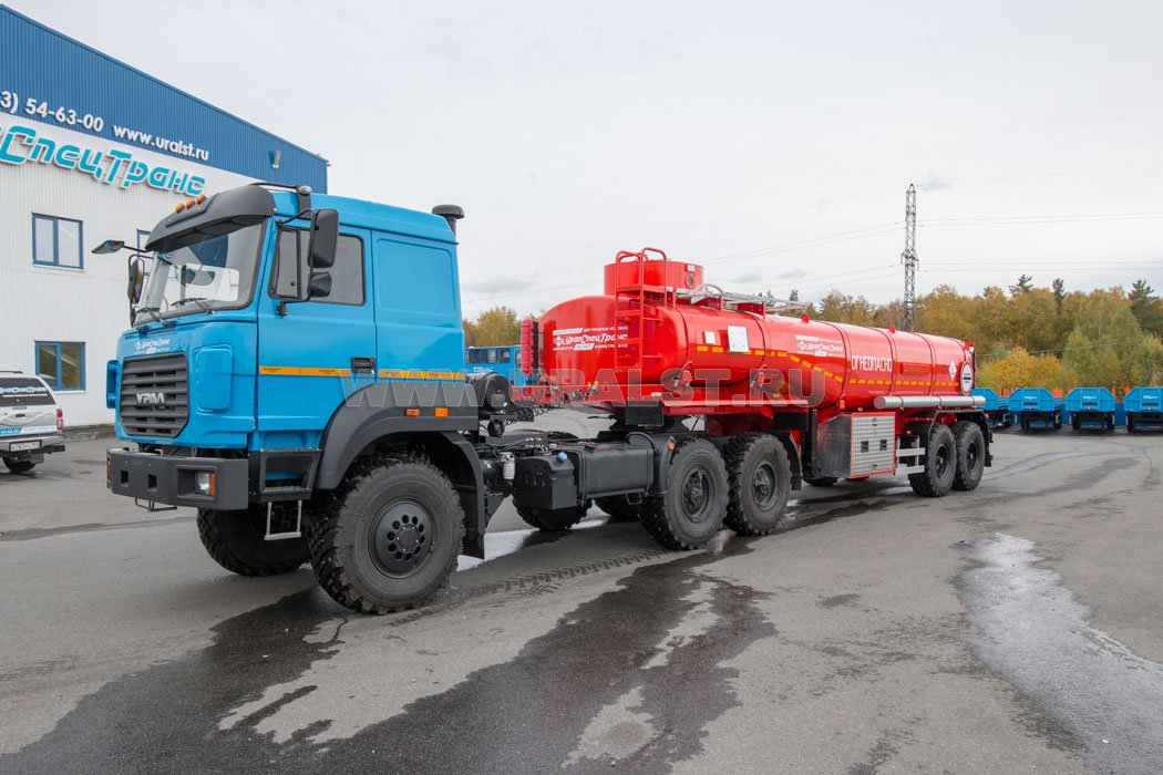 Полуприцеп цистерна нефтевоз ППЦН 23-21ПТ УСТ 9465 рамная