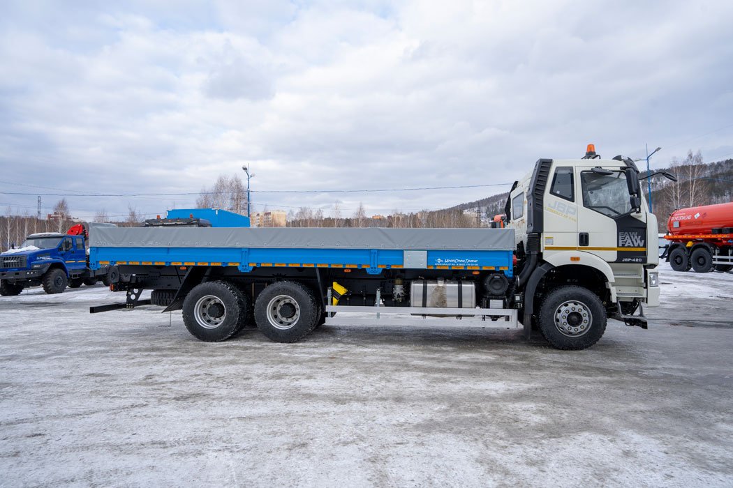 Бортовой автомобиль, УСТ 5453 FAW 3250 (6х4), ДОПОГ, полог, КБ 4800