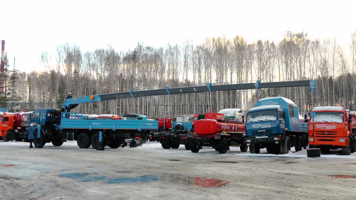 Автомобиль бортовой Камаз 43118-46 с КМУ DONGYANG SS1926