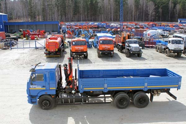 Камаз бортовой с КМУ