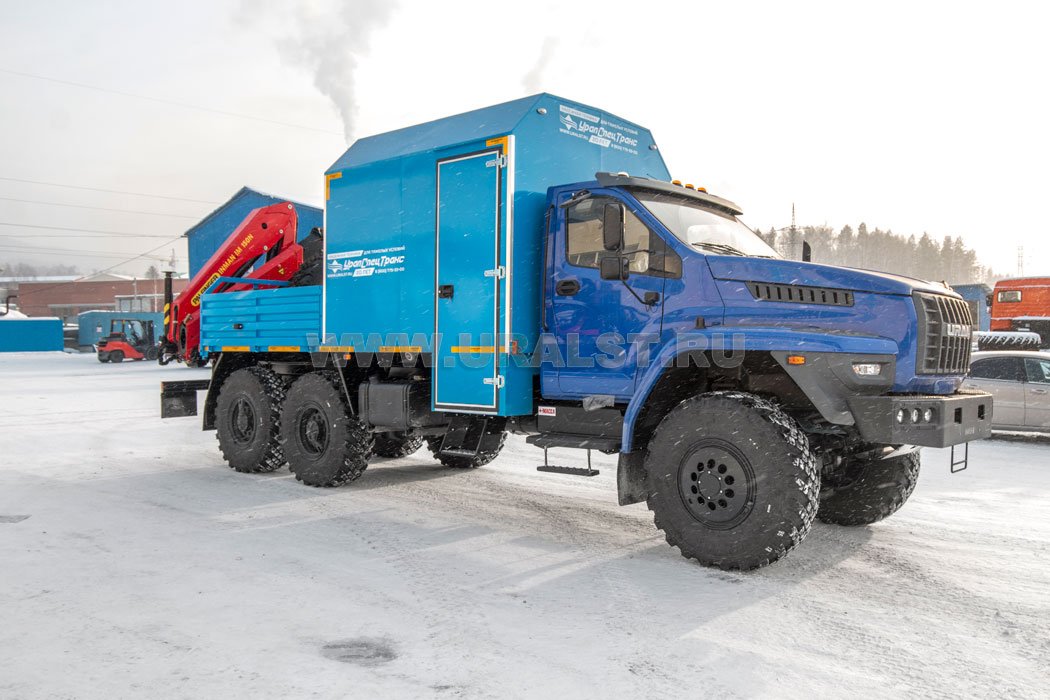 Автофургон АРОК с КМУ ИМ-150N УСТ 5453 Урал 4320-74Е5Г38 NEXT