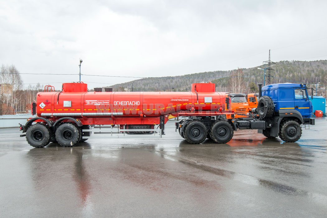 Полуприцеп цистерна ППЦ 26-24-2 УСТ 9465 рамная