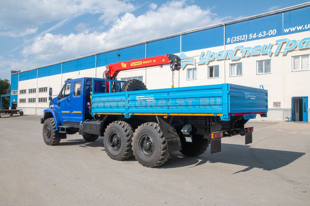 Бортовой с КМУ ИТ 80 (тросовый) УСТ 5453 Урал 4320 NEXT