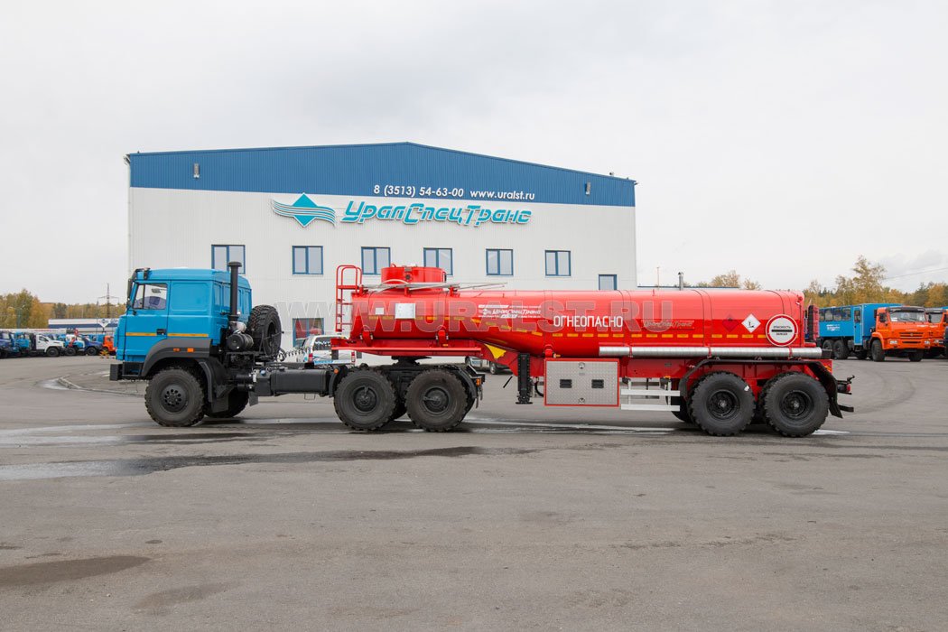 Полуприцеп цистерна нефтевоз ППЦН 23-21ПТ УСТ 9465 рамная