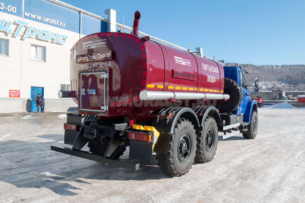 Автоцистерна АЦПТ-8НО УСТ 5453 Урал NEXT 4320-6951-72 насос, обогрев