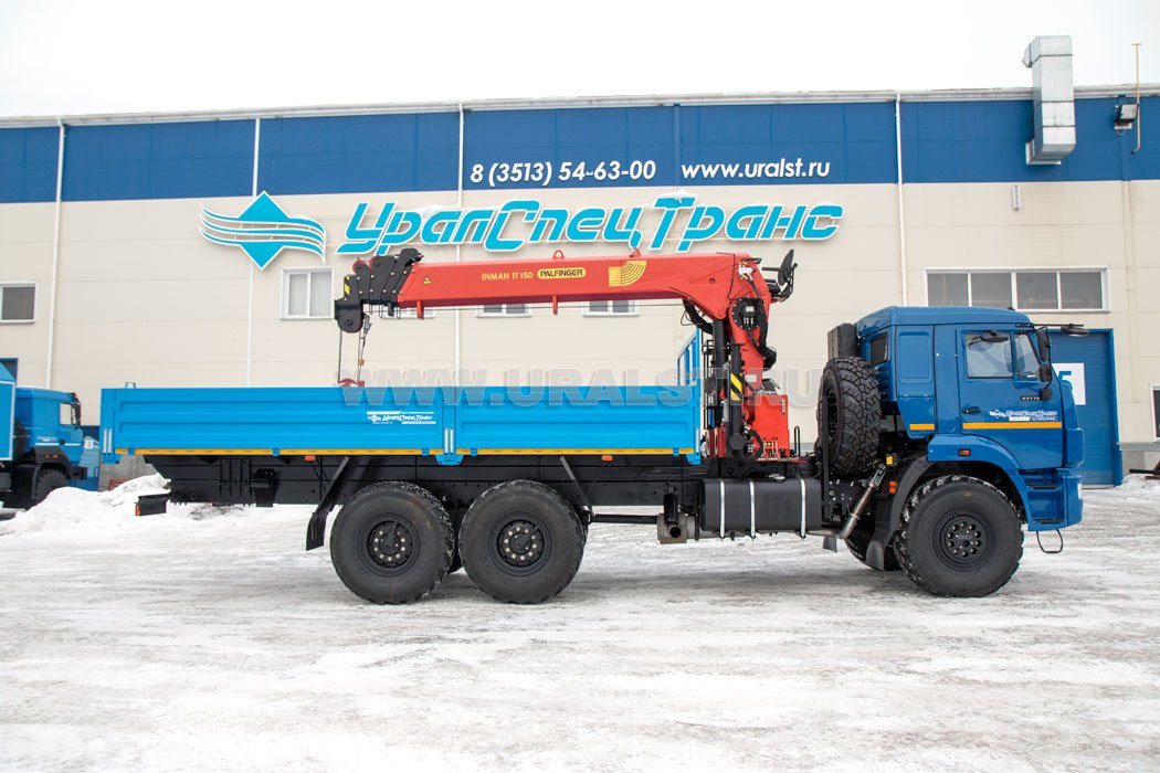 Автомобиль бортовой Камаз 43118-46 с КМУ ИТ-150