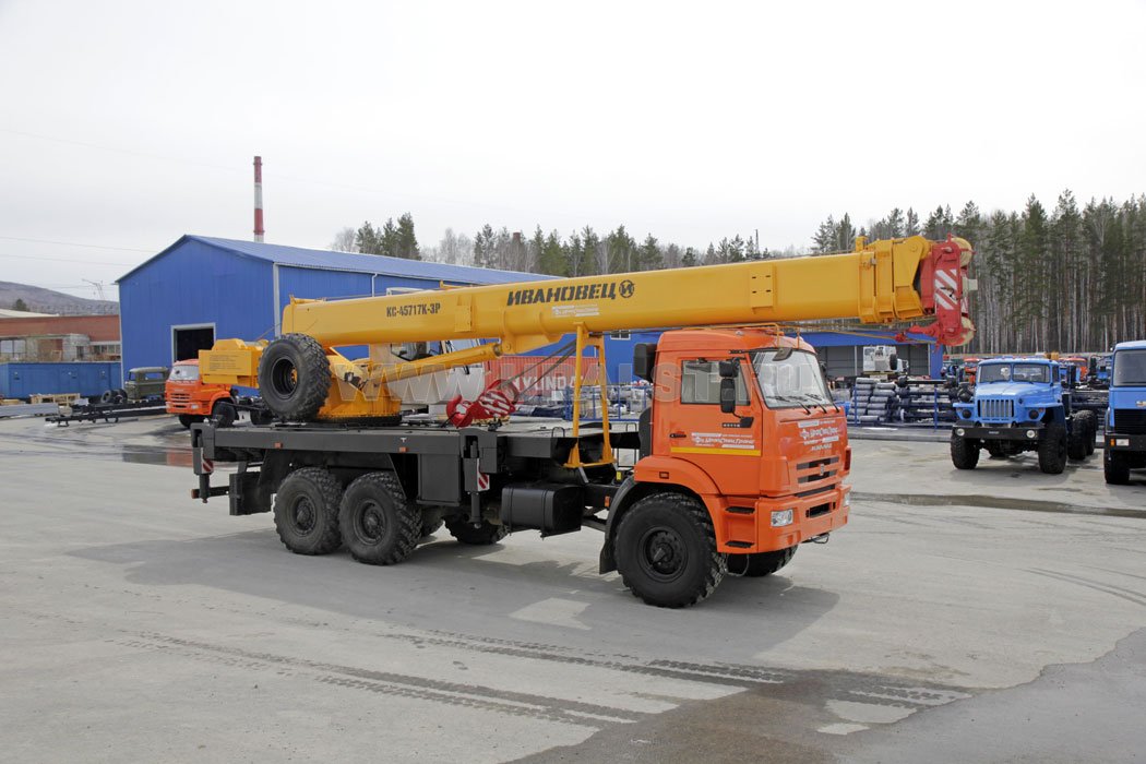 Автокран КС-45717К-3Р ОВОИД Ивановец на шасси Камаз 43118-46