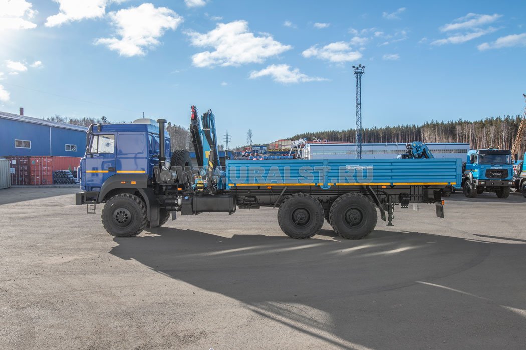 Автомобиль бортовой с КМУ ИМ-180 УСТ 5453РН Урал 4320-82, сп.м