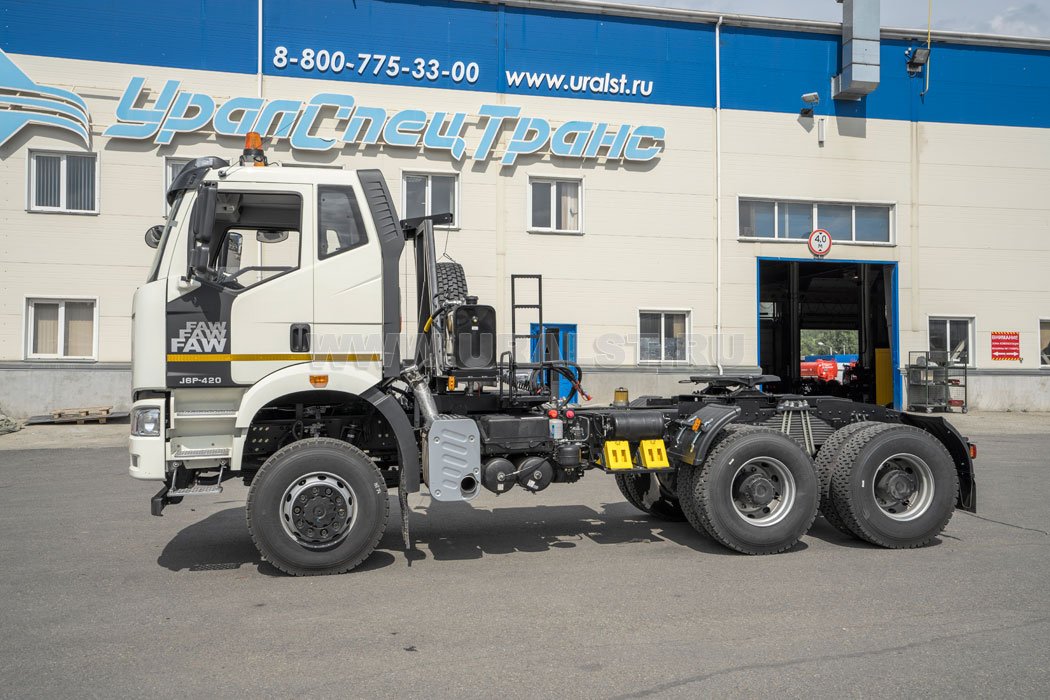 Седельный тягач УСТ 5453 FAW 3250 (6х6), КБ 3675, ССУ 1510 мм, 2", ДОПОГ, гидрофикация
