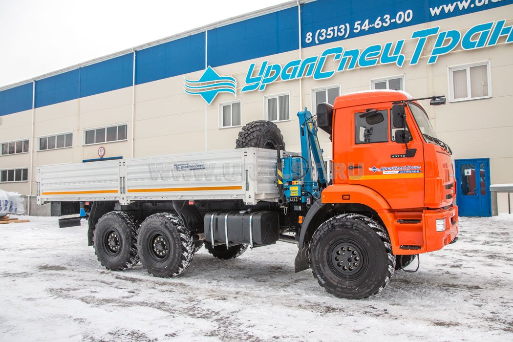 Автомобиль бортовой Камаз 43118-46 с КМУ ИМ-20