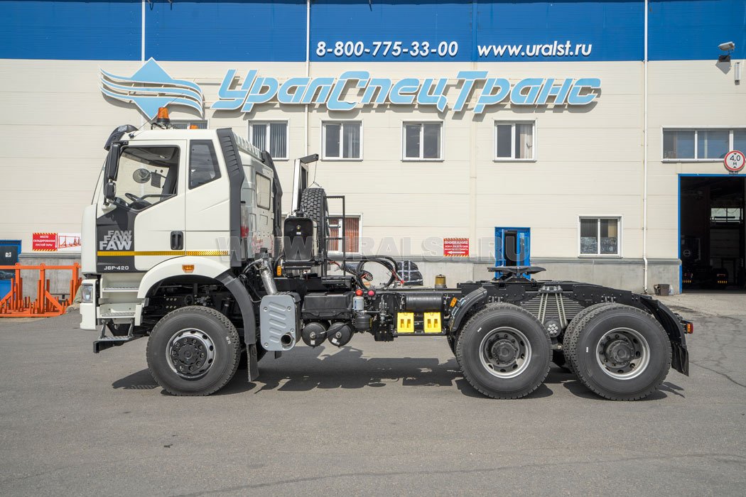 Седельный тягач УСТ 5453 FAW 3250 (6х6), КБ 3675, ССУ 1510 мм, 2", ДОПОГ, гидрофикация