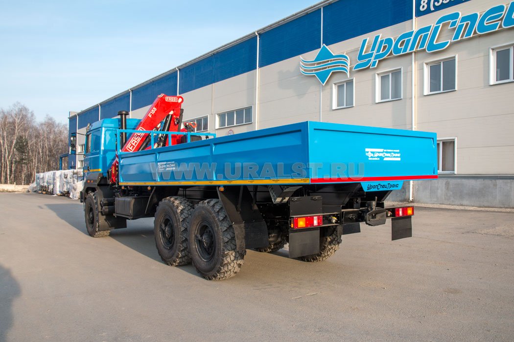Автомобиль бортовой Урал 4320-82М с КМУ Fassi F155A.0.22