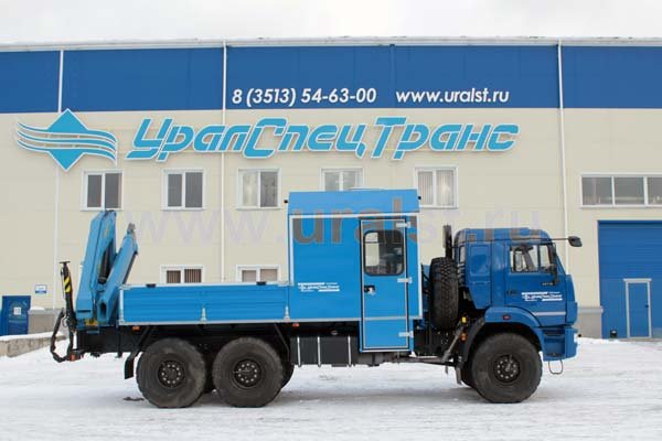 Автофургон Камаз с КМУ