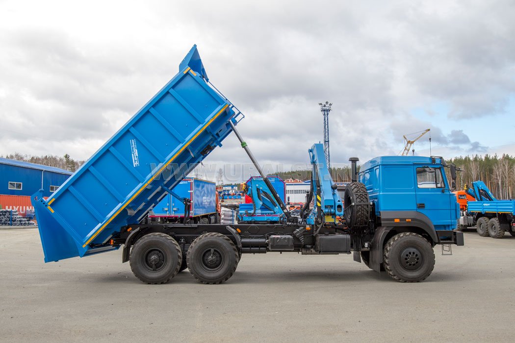 Самосвал 10-16 с КМУ ИМ-95 УСТ 5453 Урал 4320-4971-82