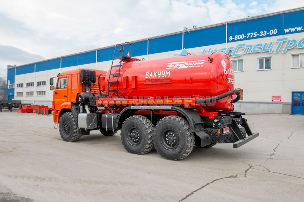Автоцистерна вакуумная коммунальная МВ-10 КО УСТ 5453 Камаз 43118-50 сп.м.