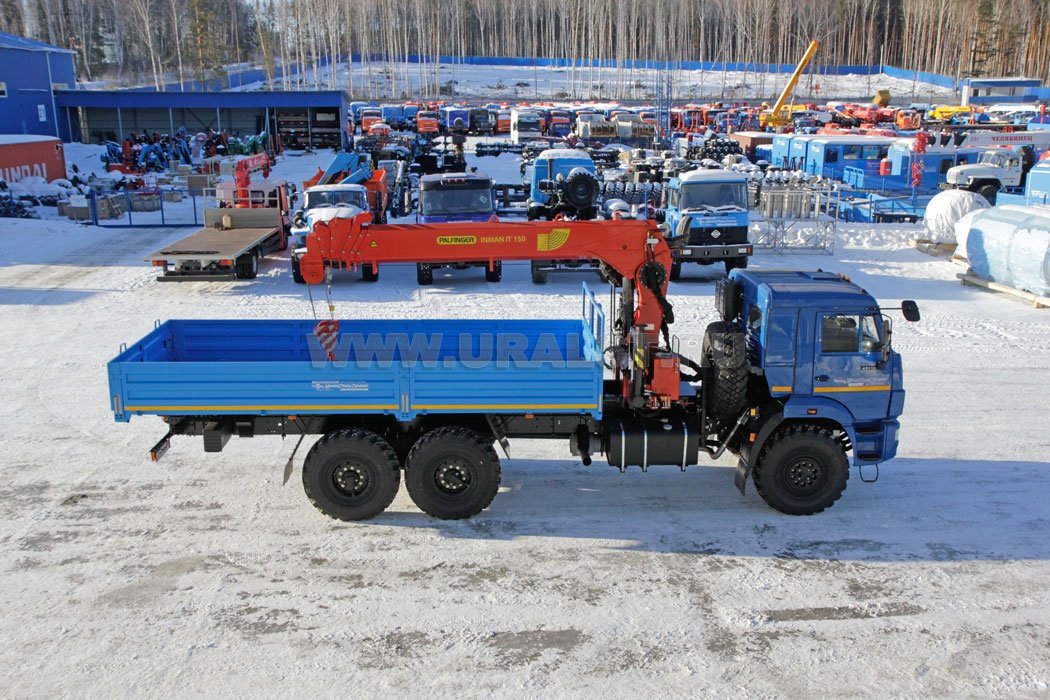 Автомобиль бортовой Камаз 43118-46 с КМУ ИТ-150