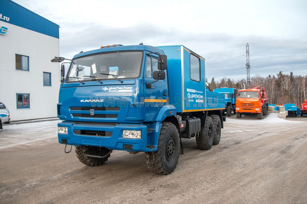 Грузопассажирский автомобиль УСТ Камаз ГПА с КМУ ИМ-20