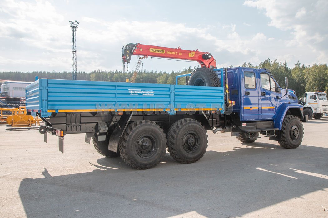 Бортовой с КМУ ИТ 80 (тросовый) УСТ 5453 Урал 4320 NEXT
