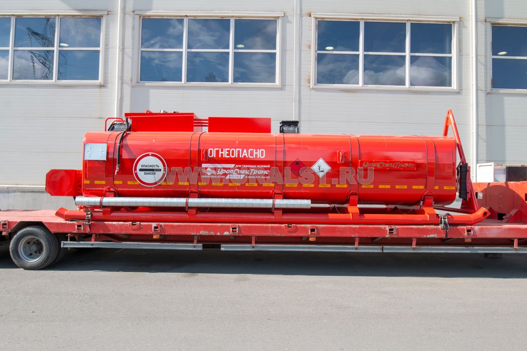 Контейнер-цистерна КЦ-20У на санях