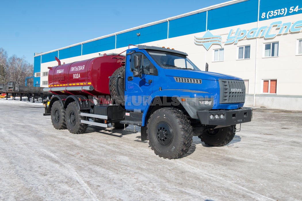 Автоцистерна АЦПТ-8НО УСТ 5453 Урал NEXT 4320-6951-72 насос, обогрев