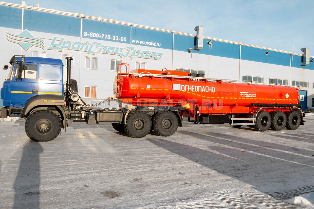 Полуприцеп цистерна для нефти ППЦН 30-31ПТ УСТ 9465 рамная