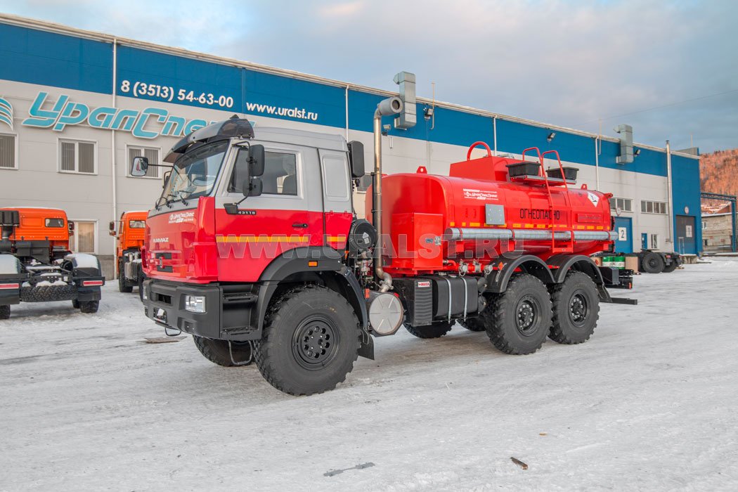 Автотопливозаправщик АТЗ-10Б УСТ 5453 Камаз 43118-76RR сп.м