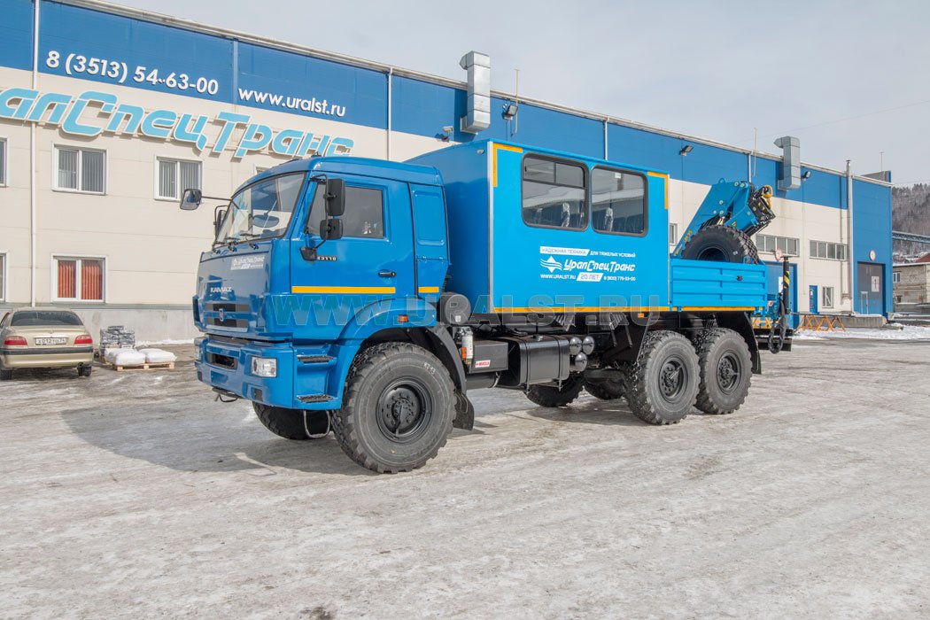 Автобус грузопассажирский ГПА УСТ 54535Р-51 (10+2) ИМ 95 Камаз 43118-50