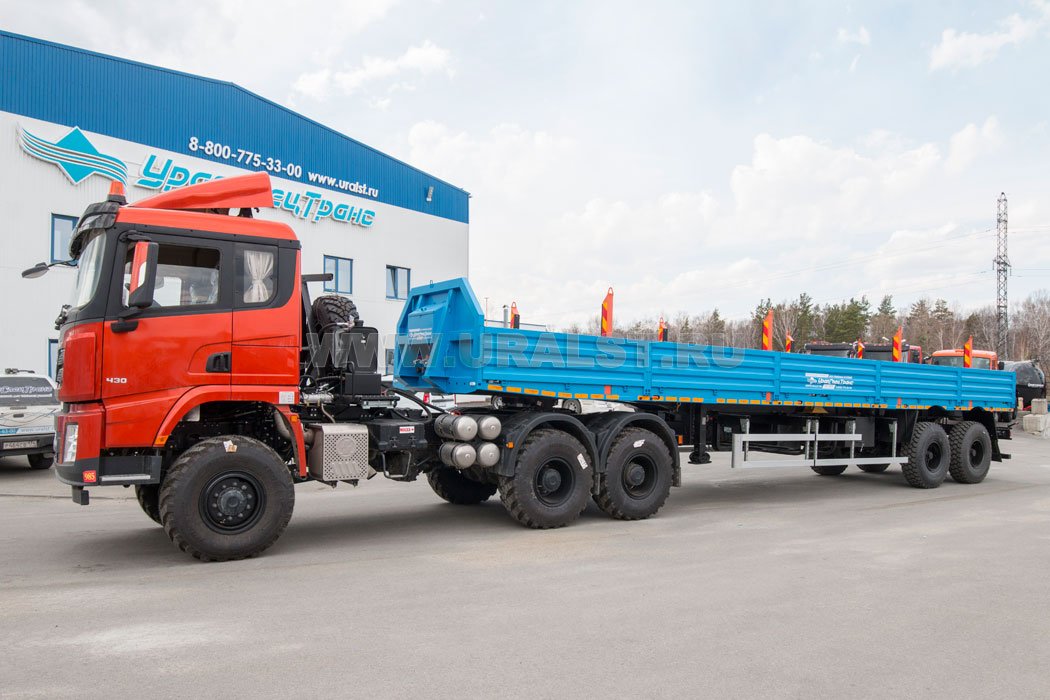 Седельный тягач SHACMAN (ШАКМАН) SX42586V385 + Полуприцеп-контейнеровоз ППК 27-24-12КБ