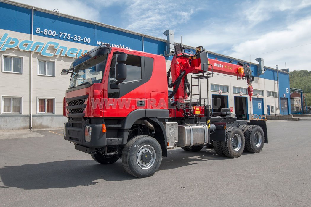 Седельный тягач IVECO-AMT с КМУ ИТ-150