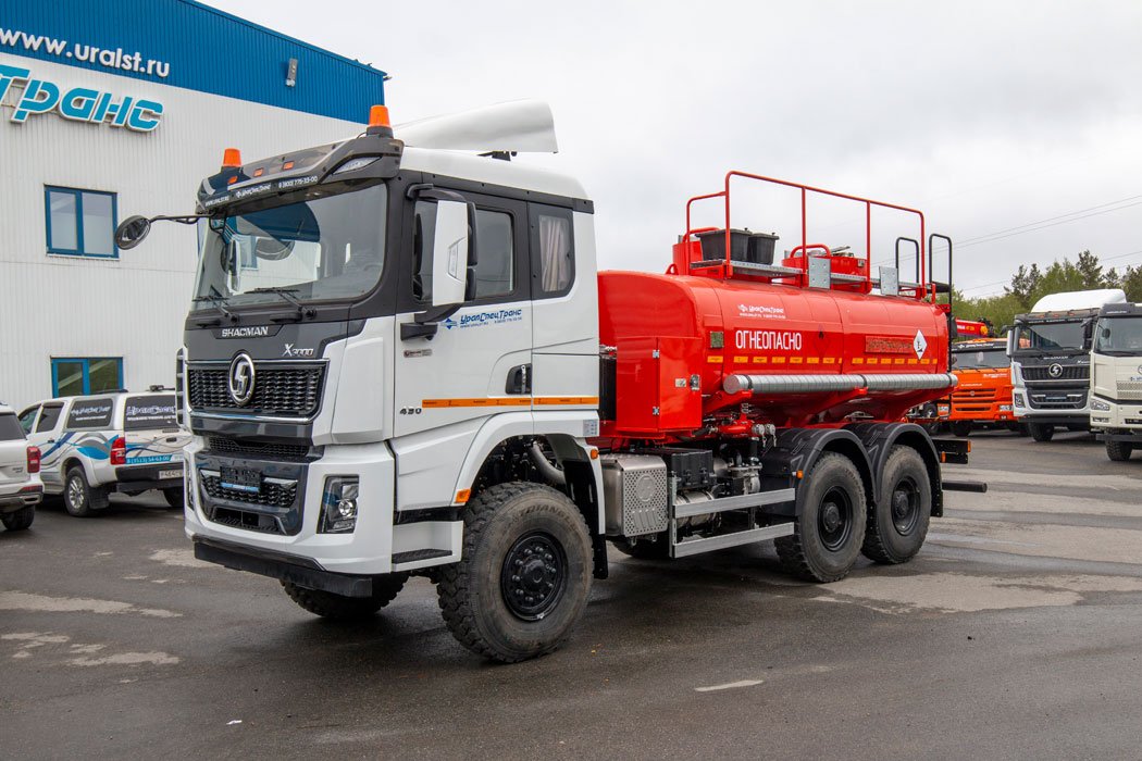 АТЗ-11-2Б УВТ-25, УСТ 5453 SHACMAN (ШАКМАН) SX42586V385 6х6, 14R20 КБ 3820мм