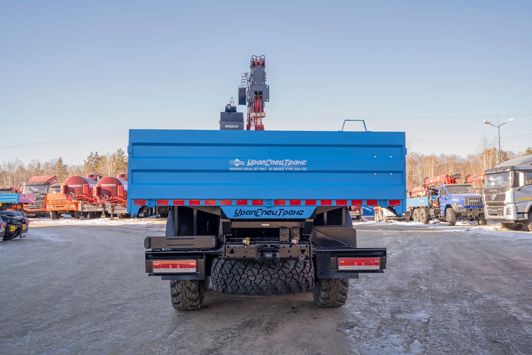 Бортовой автомобиль с КМУ ИТ-150 (тросовый) УСТ 5453 Камаз 43118