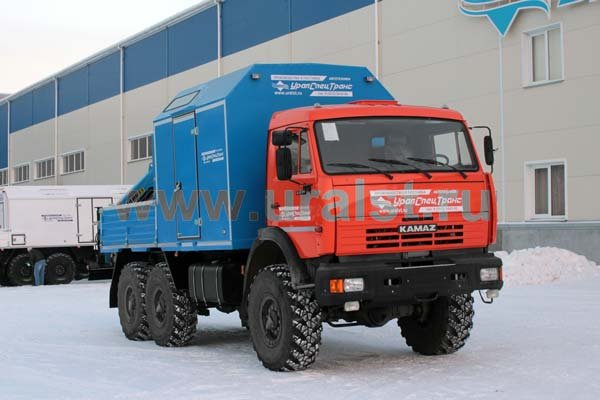 Автофургон Камаз с КМУ