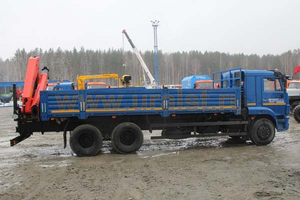 Бортовой автомобиль с КМУ PK 15500