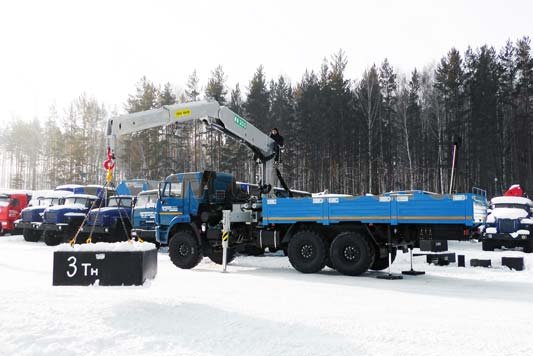 Бортовой автомобиль с КМУ ИФ-300С