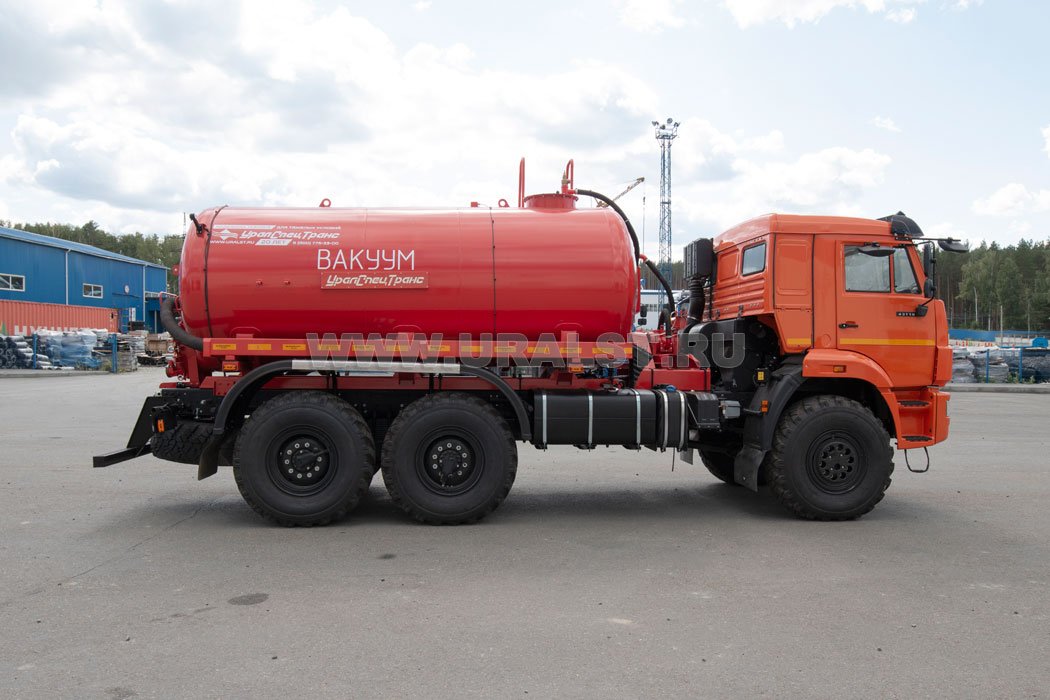 Автоцистерна вакуумная МВ-10 КО УСТ 5453 Камаз 43118-50, ревизионый люк, сп.м